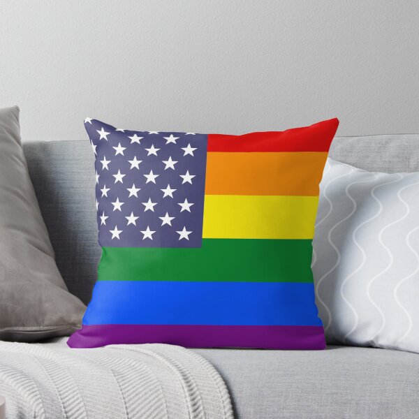 Item preview, USA LGBTQ Pride Flag designed and sold by popkulturniy.