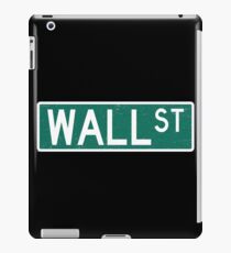 Wall Street Street Sign iPad Case/Skin