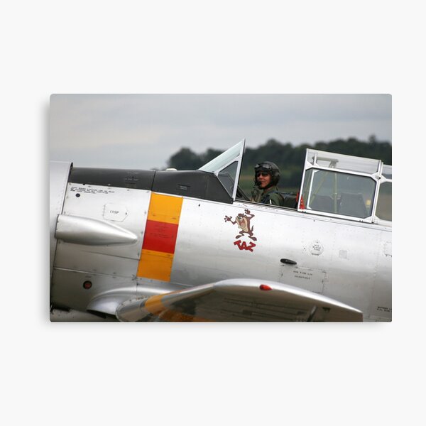 T-6 Harvard Pilot Canvas Print