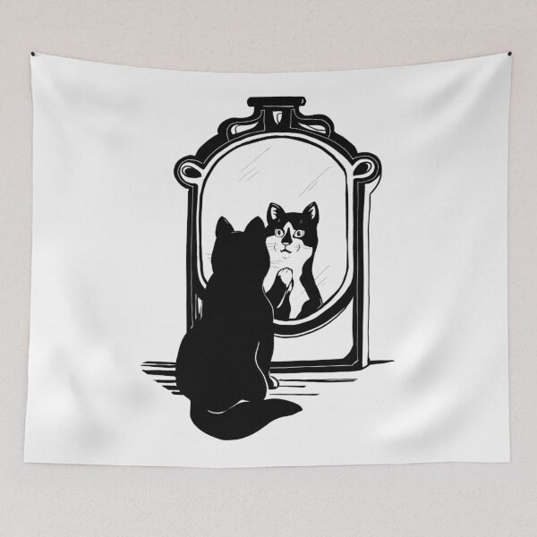 Item preview, Identity Crisis - black cat designed and sold by Ksenia Annis.