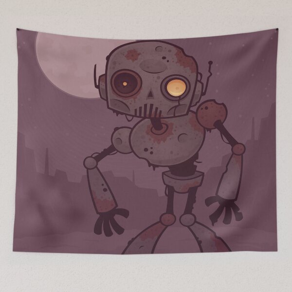 Item preview, Rusty Zombie Robot  designed and sold by fizzgig.