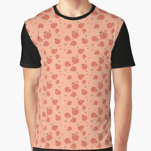 Pornolhices - Peach Pattern Graphic T-Shirt
