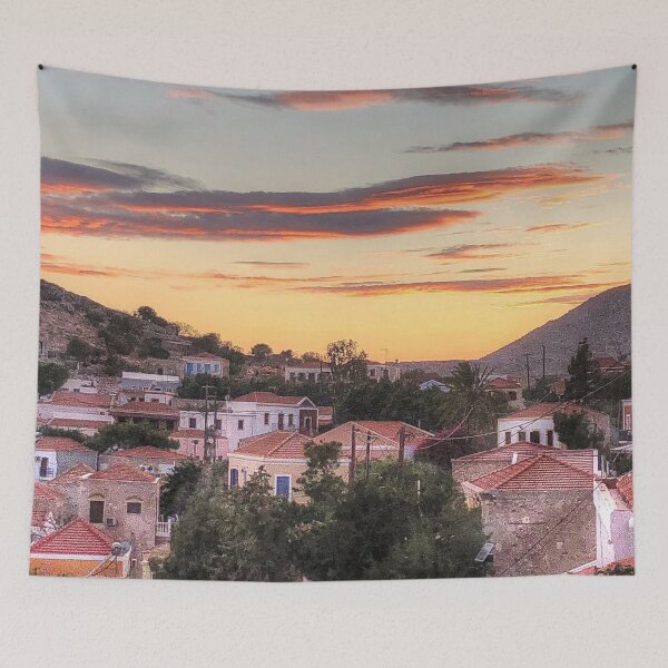 Item preview, Sunset over Nimborio designed and sold by tomg.