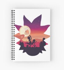 Rick and Morty Run! Spiral Notebook