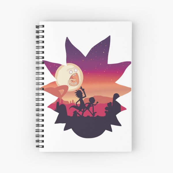 Rick and Morty Run! Spiral Notebook