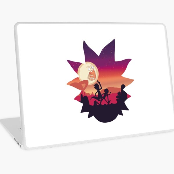 Rick and Morty Run! Laptop Skin