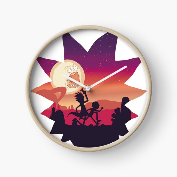 Rick and Morty Run! Clock