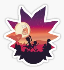 Rick and Morty Run! Sticker