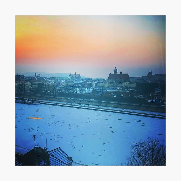 Krakow Sunset Photographic Print