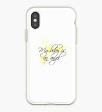 My baby is an angel iPhone Case