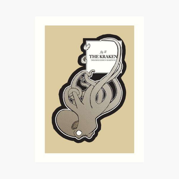 The Kraken Art Print