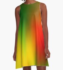 Rasta Splash A-Line Dress