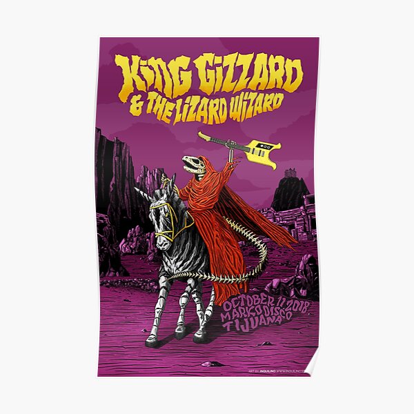 King Gizzard & The Lizard Wizard Fan made Art Poster