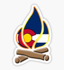 Colorado Campfire Sticker
