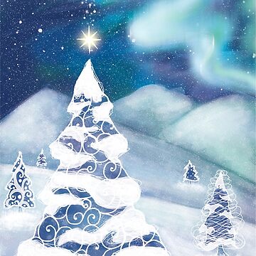 Artwork thumbnail, The Creation of the Christmas Star :: Angel of the Northern Lights by tinaschofield