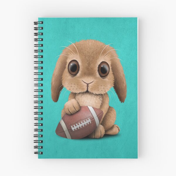 Item preview, Cute Baby Bunny Playing With Football designed and sold by JeffBartels.