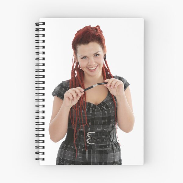 Item preview, Beautiful smiling girl with pen  designed and sold by fotorobs.