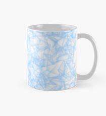 Modern Blue Abstract Stars Pattern Classic Mug