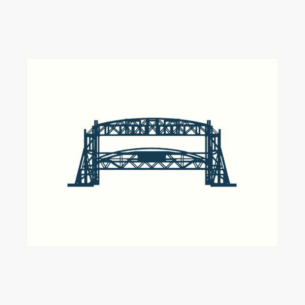 Duluth Lift Bridge Drawing