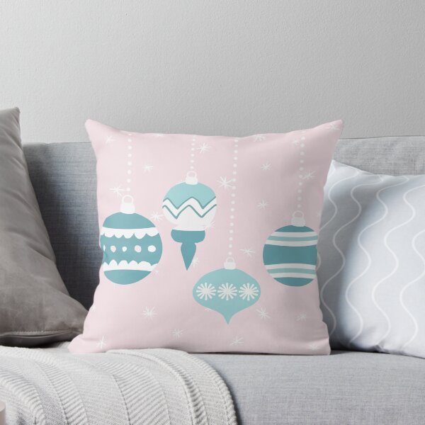 Item preview, retro teal christmas ornaments designed and sold by SylviaCook.