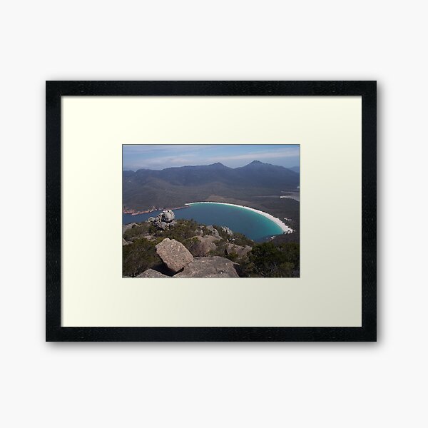 Wineglass Bay, Tasmania Framed Art Print