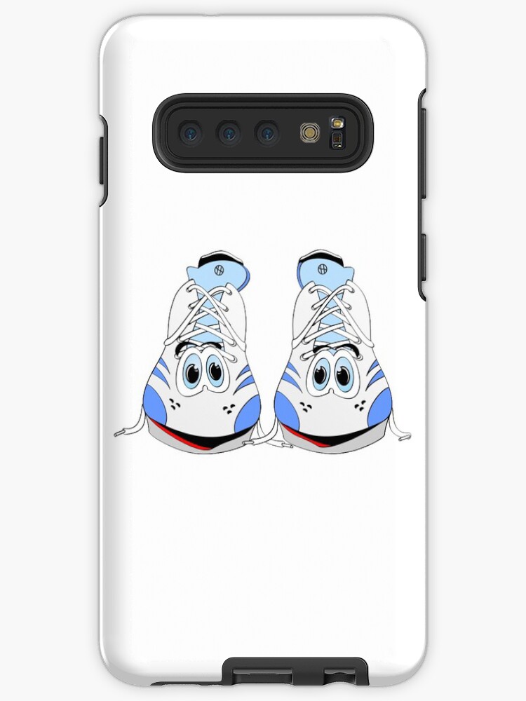 Blue Tennis Shoes Cartoon Case Skin For Samsung Galaxy By Graphxpro Redbubble