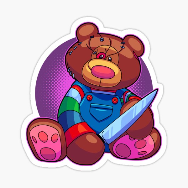 Horror Teddy Bear 5 Sticker By Artdyslexia Redbubble Horror Teddy Bear 5 Sticker By Artdyslexia Redbubble