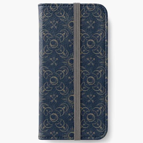 Bohemian Solar Eclipse- Gold iPhone Wallet