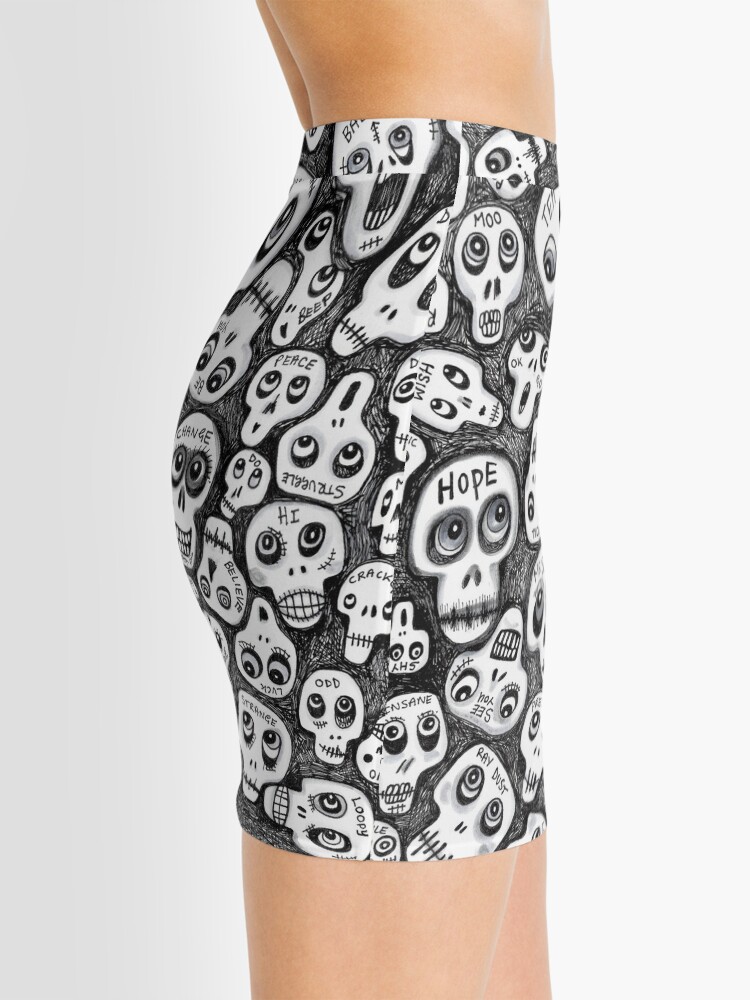 Alternate view of The Skull People Mini Skirt