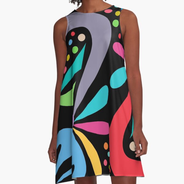 auburn A-Line Dress