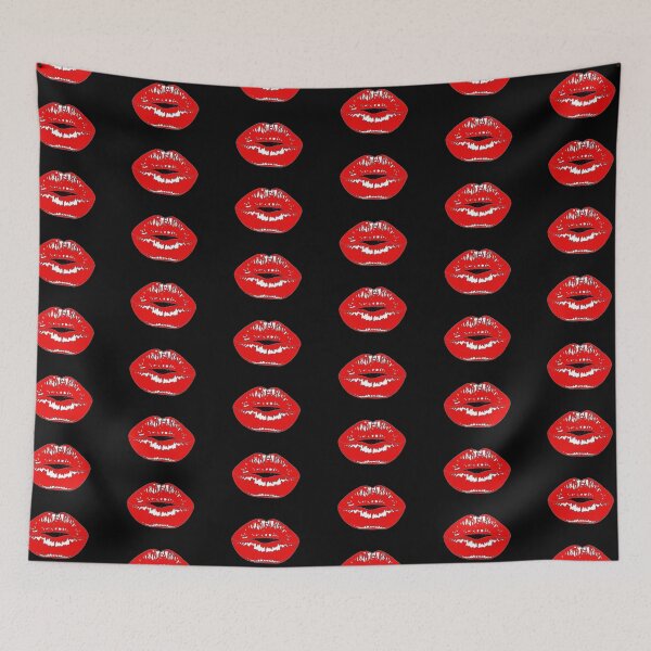 Item preview, Red Lips Print designed and sold by Flower Magic .