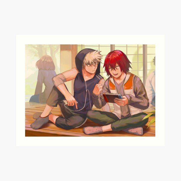 KiriBaku - Relaxing Art Print