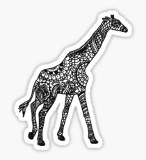 Printed Giraffe Sticker