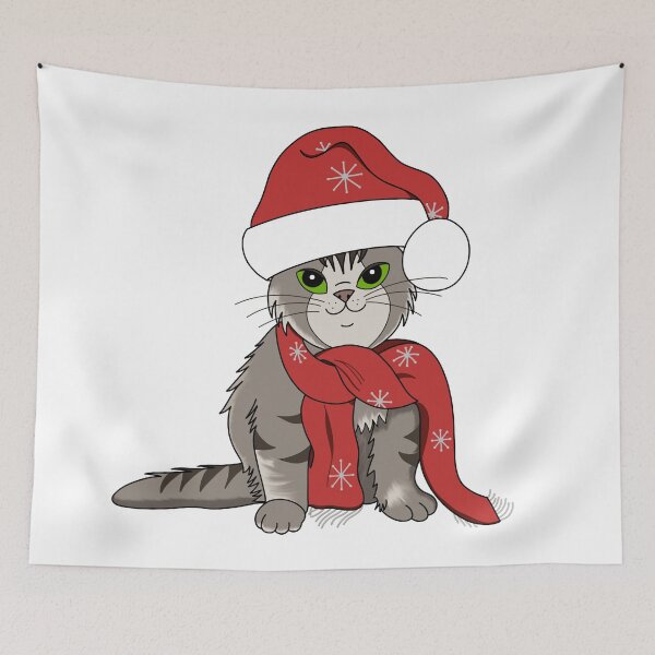 Item preview, Santa Cat Christmas designed and sold by Gsallicat.