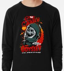 NASA Spaceman, Weltraum, NASA, toter Astronaut, US Space Force, Rakete Ship Disaster, undichte Raumanzug, Tod im Weltraum, Dead Spaceman, Vintage Comic Book Cover, die Raum-Odyssee Leichter Pullover