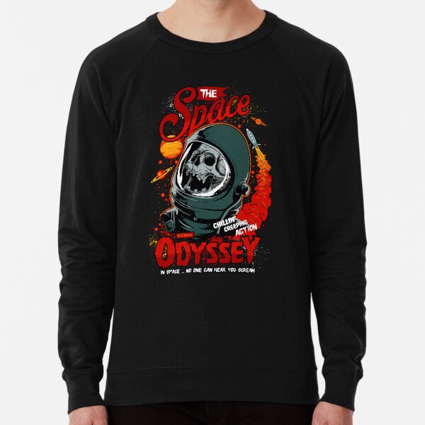 NASA Spaceman, Outer Space, NASA, Dead Astronaut, US Space Force, Rocket Ship Disaster, Leaky Space Suit, Death in Space, Dead Spaceman, Vintage Comic Book Cover, The Space Odyssey Lightweight Sweatshirt