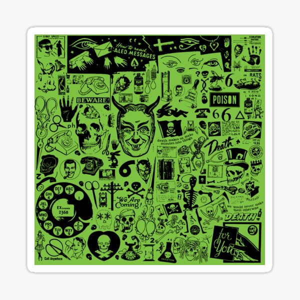 Item preview, Satanic Panic! Vintage Pop Art Collage designed and sold by jesseladret.