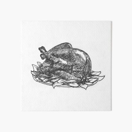 Roasted (Inktober 2018 #3) Art Board Print