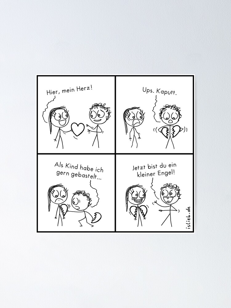Alternative Ansicht von Bruch islieb Comics Poster