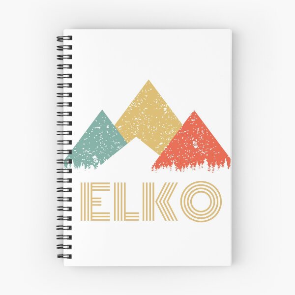 Item preview, Retro City of Elko Mountain Shirt designed and sold by Theodore Cory.