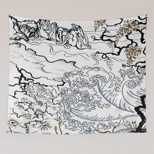 Item preview, Asian Seascape, Original Artwork designed and sold by Sharon Schwalbe.