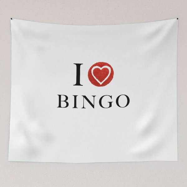 Item preview, I Love BINGO with Dauber Heart designed and sold by NJThree.