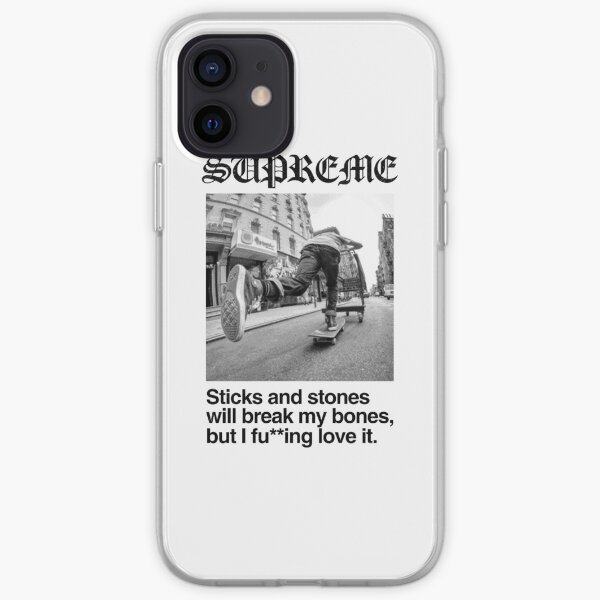 SUPREME METAL iPhone Soft Case