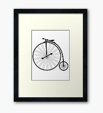 vintage bike Framed Print