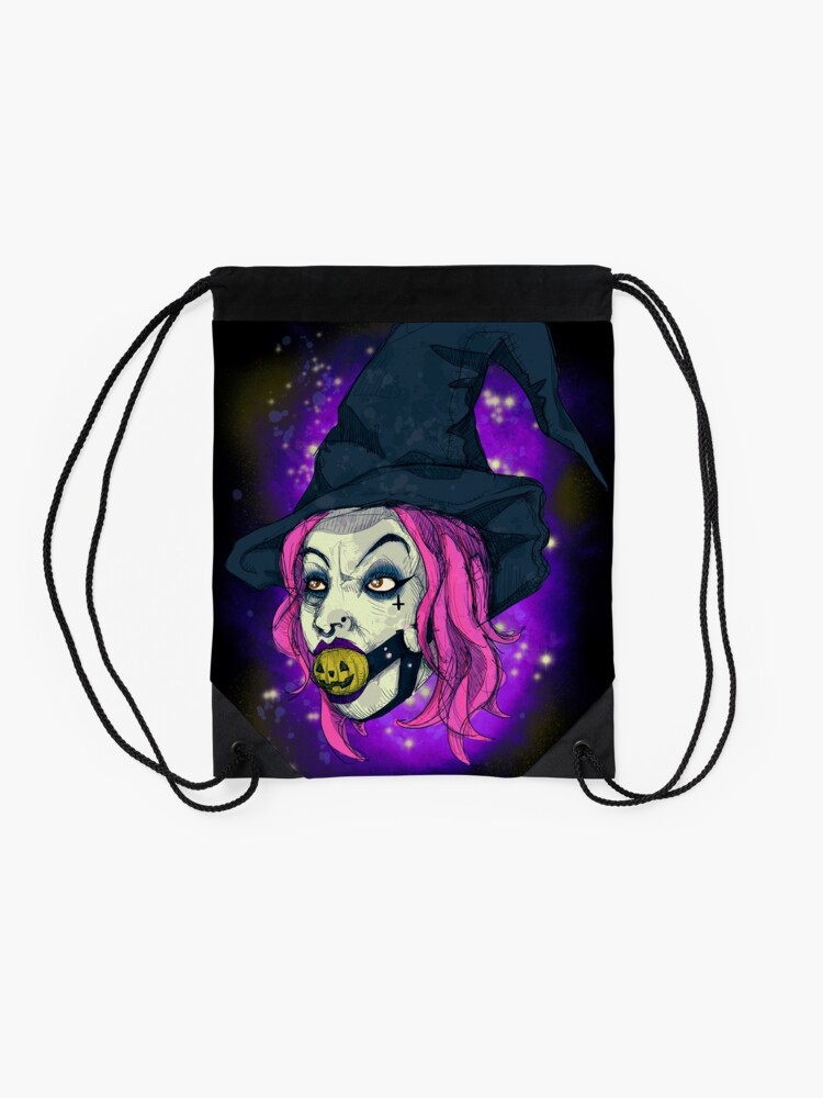 Thumbnail 2 of 3, Drawstring Bag, I Put A Spell On You designed and sold by LVBART.