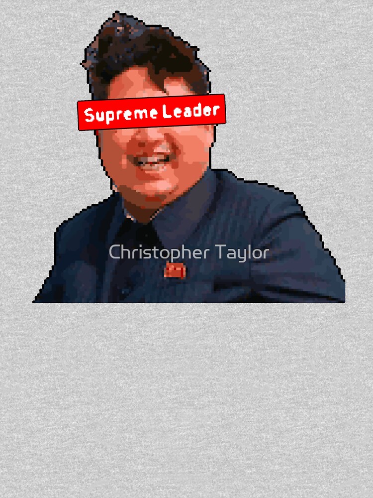 kim jong un supreme shirt