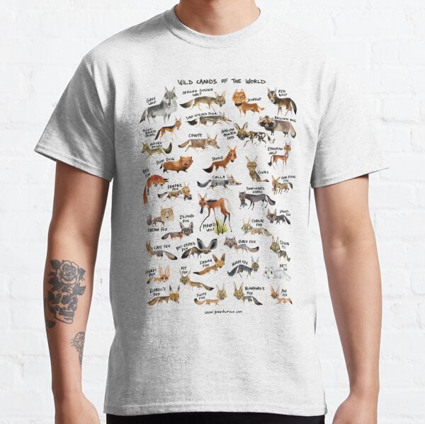 Wild Canids of the World Classic T-Shirt