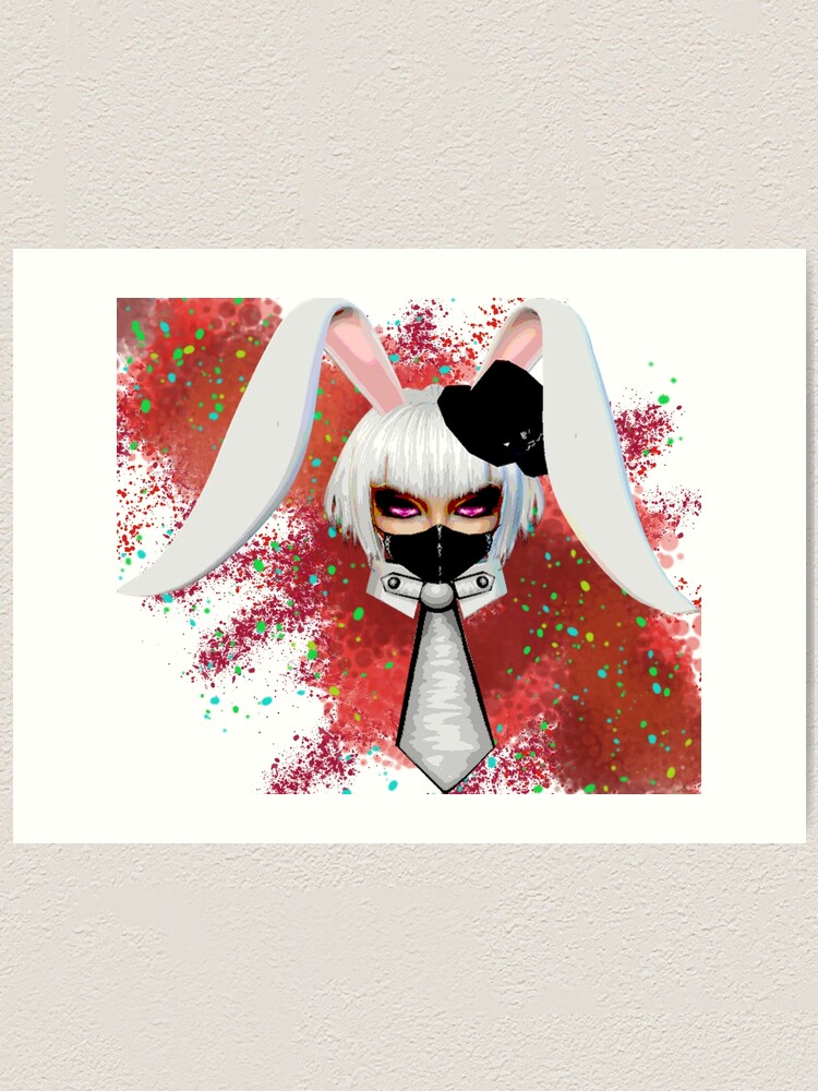 "gothic bunny 2" Art Print for Sale by GuineaKitty Redbubble