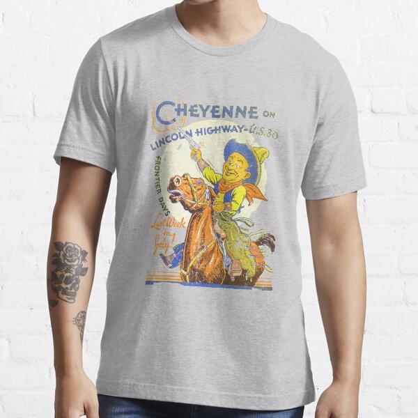"Cheyenne Frontier Days, 50s. 60s" Tshirt for Sale by Retrorockit