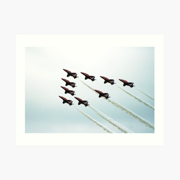 RAF Aerobatic Team Art Print